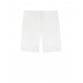Белые льняные шорты IL Gufo | Фото 1