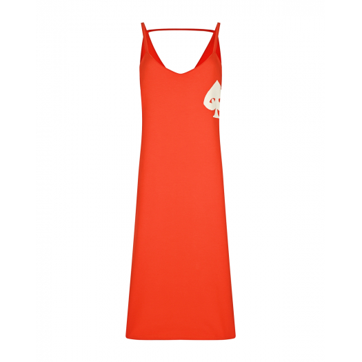 Трикотажное платье красного цвета 5 Preview | Фото 1
