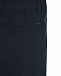 Классические брюки темно-синего цвета Emporio Armani | Фото 5