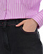Черные джинсы с розовой строчкой MSGM | Фото 7