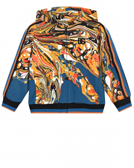 Спортивная куртка с мраморным эффектом Dolce&Gabbana Мультиколор, арт. L4JWDA G7BZV HO3IP | Фото 1