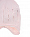 Розовая шапка фигурной вязки Regina | Фото 3