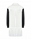 Белое платье с контрастными рукавами  | Фото 3