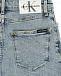 Джинсовая юбка из выбеленного денима Calvin Klein | Фото 4
