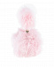 Розовые наушники с мехом Il Trenino | Фото 3