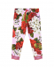 Спортивные брюки с цветочным принтом &quot;Герань&quot; Dolce&Gabbana | Фото 1