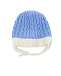 Шерстяная шапка голубого цвета Moncler | Фото 2