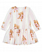Платье в бело-розовую полоску Monnalisa | Фото 2