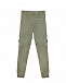 Оливковые брюки с карманами карго  | Фото 2