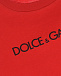 Красная футболка с лого Dolce&Gabbana | Фото 3