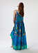 Синее платье с тропическим принтом  | Фото 4