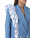 Голубой пиджак с белой кружевной рюшей Masterpeace | Фото 11