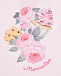 Розовая толстовка с цветочным принтом Monnalisa | Фото 3