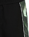 Черные спортивные брюки с лампасами MSGM | Фото 3