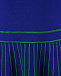 Синее платье с зеленой окантовкой Emporio Armani | Фото 4