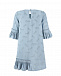 Голубое платье с плиссированной деталью Stella McCartney | Фото 2