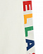 Белые джинсы с разноцветным лого Stella McCartney | Фото 3