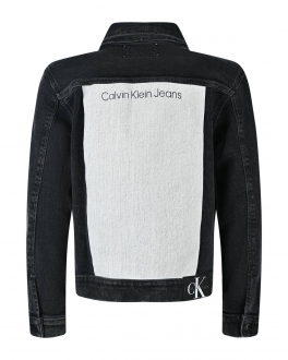Темно-серая джинсовая куртка Calvin Klein Серый, арт. IB0IB01088 1BY CONCRETE D | Фото 2