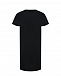 Платье-футболка с принтом &quot;In love we trust&quot;, черное Moschino | Фото 2