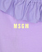 Фиолетовое боди с рюшей MSGM | Фото 3