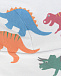 Белая бандана с принтом &quot;динозавры&quot; Il Trenino | Фото 3