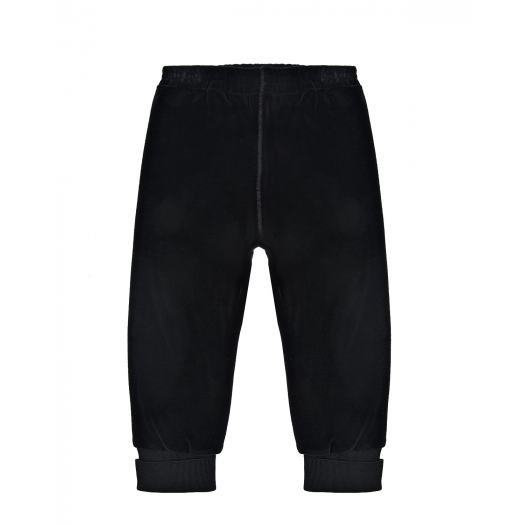 Черные спортивные брюки из вельвета GUCCI | Фото 1