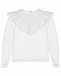 Белая блуза с бантом из страз Monnalisa | Фото 2