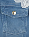 Синяя джинсовая куртка с кружевной отделкой  | Фото 3
