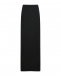 Черная юбка с разрезом из смесовой шерсти Pietro Brunelli | Фото 1