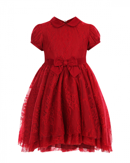 Красное кружевное платье Aletta | Фото 1