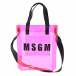 Розовая сумка из поливинила MSGM | Фото 1
