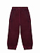 Бордовые вельветовые брюки с карманами-карго Aletta | Фото 2