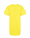 Желтое платье-футболка с разноцветным лого Moschino | Фото 2