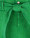 Зеленые шорты с поясом-лентой Parosh | Фото 6
