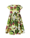 Платье из поплина с цветочным принтом Dolce&Gabbana | Фото 1