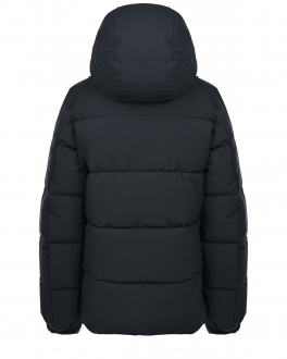 Черная стеганая куртка с накладными карманами Save the Duck Черный, арт. P30811B SMEG15 1000 | Фото 2