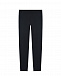 Черные трикотажные брюки Dal Lago | Фото 3