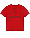 Красная футболка с черным логотипом Dolce&Gabbana | Фото 2