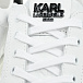 Белые кеды с аппликацией Karl Lagerfeld kids | Фото 8