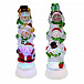 Новогодний сувенир &quot;Снеговики&quot; 12х10х33,5 см (LED ) 2 вида, цена за 1 шт. Timstor | Фото 3