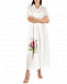 Белое платье с акварельным цветком  | Фото 5