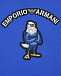 Синяя толстовка-худи с патчем &quot;орел&quot; Emporio Armani | Фото 3