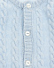 Голубой вязаный комбинезон из кашемира Tomax | Фото 3