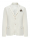 Однобортный льняной пиджак, белый Emanuel Pris | Фото 1