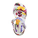 Босоножки из кожи с цветочным принтом Dolce&Gabbana | Фото 4