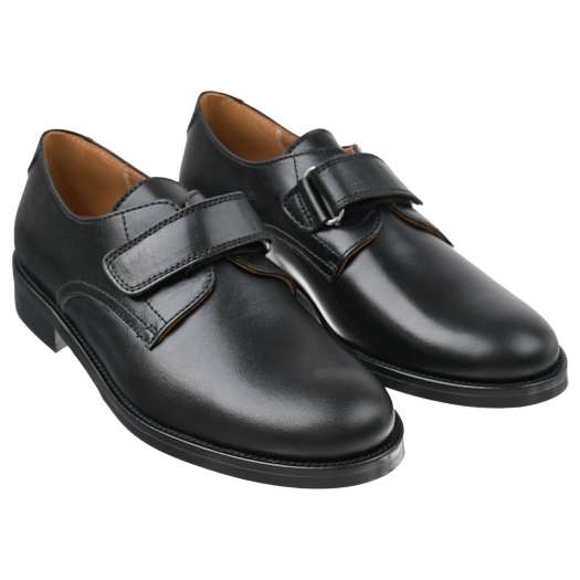 Черные туфли с застежкой велкро Beberlis | Фото 1