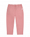 Розовые брюки с поясом на резинке IL Gufo | Фото 3