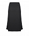 Черная юбка с поясом на кулиске  | Фото 2