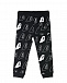 Черные спортивные брюки с принтом &quot;привидения&quot; Stella McCartney | Фото 2