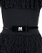 Черное платье из фатина и джерси с оборками Monnalisa | Фото 3